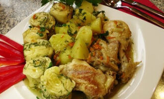 Штрудели с картошкой и мясом