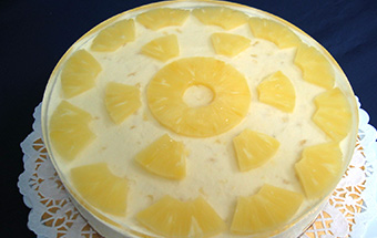 Творожный торт с желатином и малиной