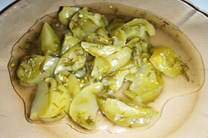 Маринованные зеленые помидоры