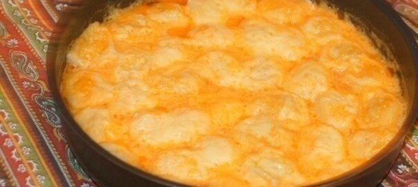 Пельмени с сыром в духовке