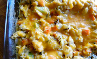 Запеканка с курицей и овощами