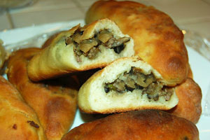Пирожки с капустой и грибами