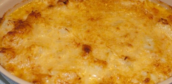 Картофельная запеканка с сыром