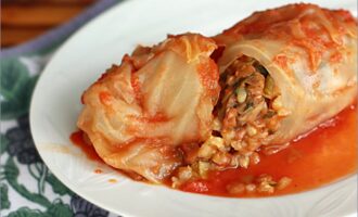 Голубцы с гречкой и грибами