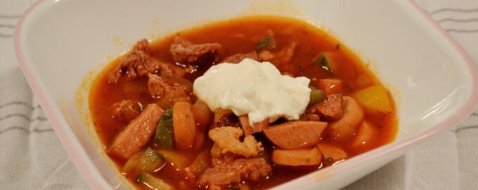 Солянка сборная с картошкой