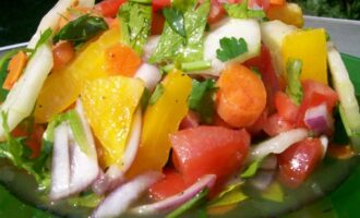 Овощной салат с маслом