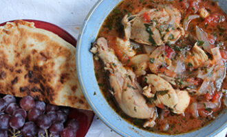 Чахохбили с картошкой