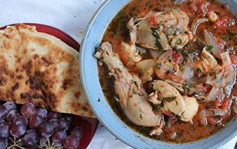 Чахохбили с картошкой
