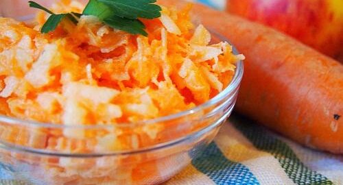 Витаминный салат из моркови