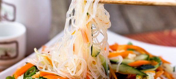 Салат из стеклянной лапши