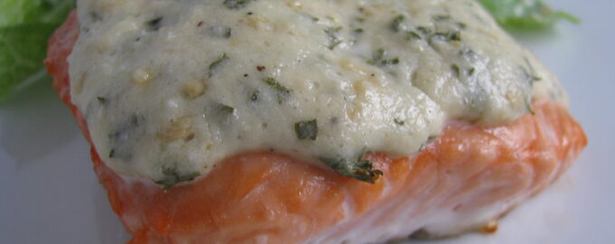 Семга с сыром в духовке