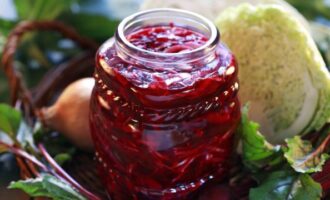 Борщ на зиму с капустой