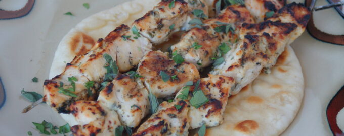 Шашлык из курицы в кефире