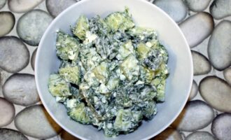 Греческий салат из огурцов