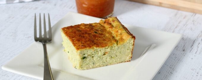 Пирог из кабачков с сыром
