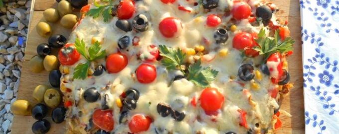 Картофельная пицца