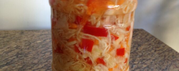 Помидоры с капустой на зиму