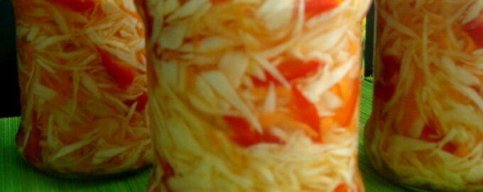 Маринованная сладкая капуста