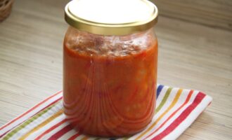 Лечо с томатной пастой