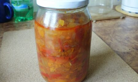 Салат из перца и моркови на зиму