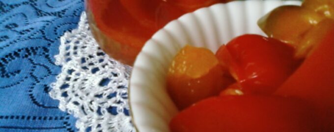Маринованный перец с чесноком