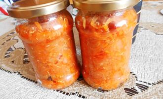 Кабачковая икра с перцем на зиму
