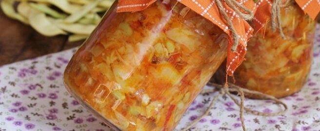 Овощи с рисом на зиму
