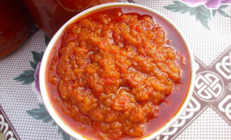 Острая кабачковая икра