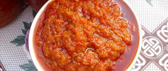 Острая кабачковая икра