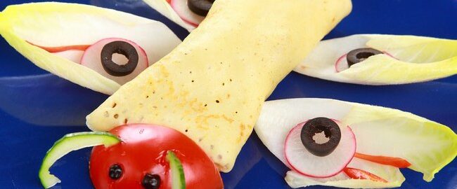Блинчики с курицей и грибами
