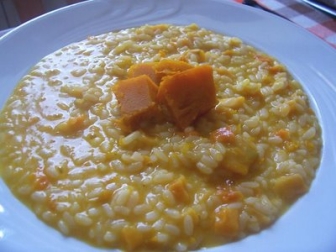 Тыквенная каша с рисом на молоке