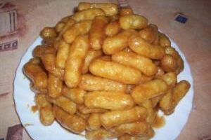 Торт из кукурузных палочек со сгущенкой