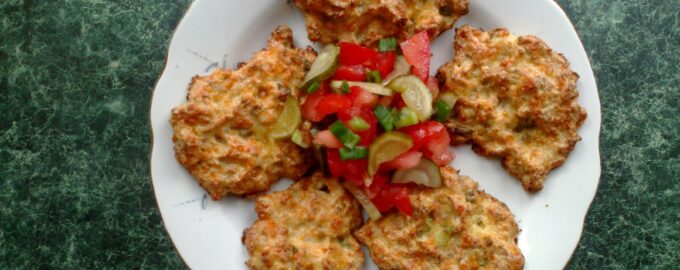 Рубленные куриные котлеты с грибами и сыром