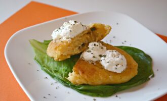 Картофельные крокеты с грибами