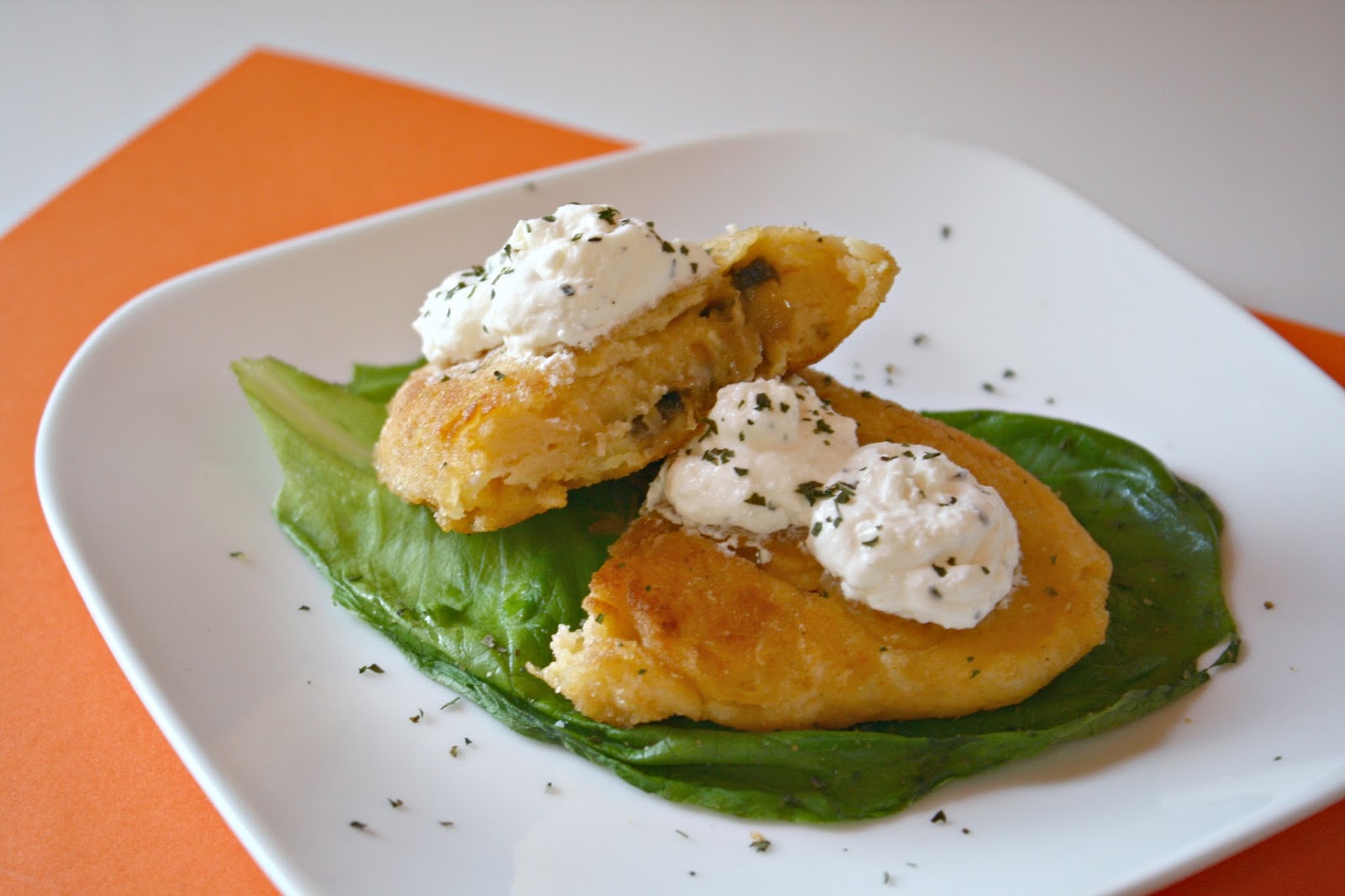 Пшенные крокеты с грибами