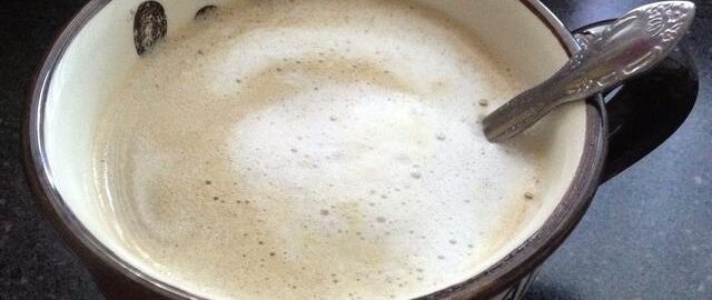 Кофе с молоком в микроволновке﻿