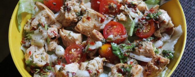 Салат итальянский с курицей