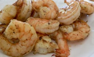 Креветки в маринаде с апельсинами