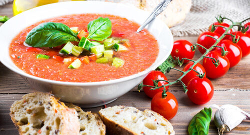 Суп гаспачо классический - холодный томатный суп