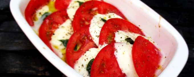 Капрезе из духовки