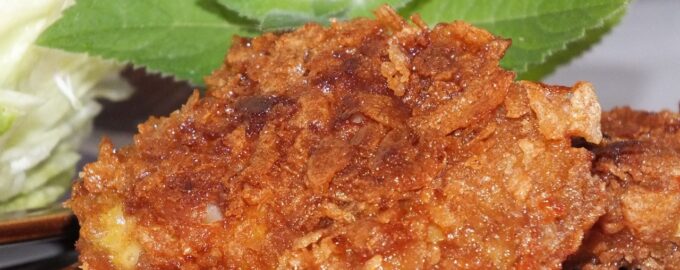 Рыба в ржаных хлопьях