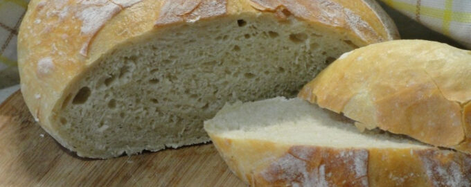 Домашний хлеб за 5 минут без замеса