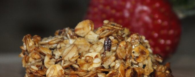 Овсяное печенье с кунжутом