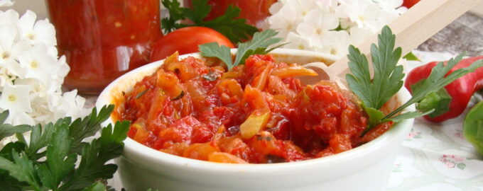 Соус из перца и кабачков на зиму