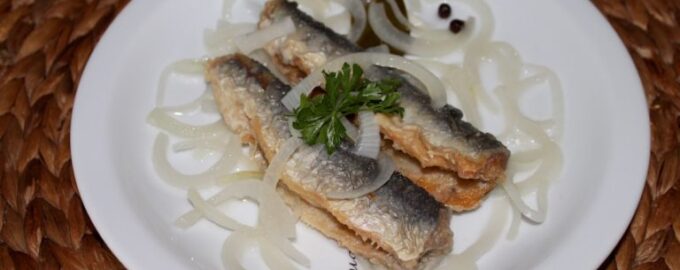 Жареная сельдь в маринаде