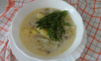 Быстрый и вкусный суп с капустой и фаршем