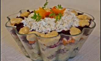 Копченая рыба под шубой