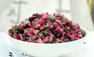 Винегрет с фасолью