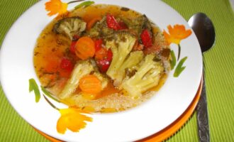 Овощной суп с брокколи﻿