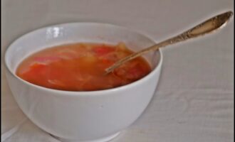 Диетический капустный суп